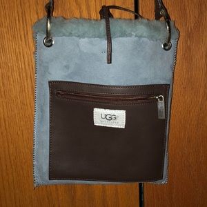 Light blue UGG cross body bag